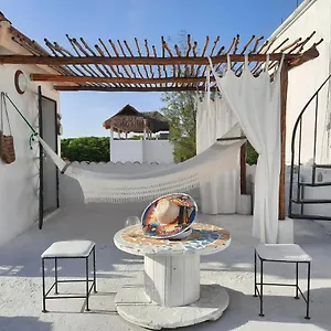  Quarto em Acomodações Particulares Casa Lara - Habitación Cerca Del Mar - México